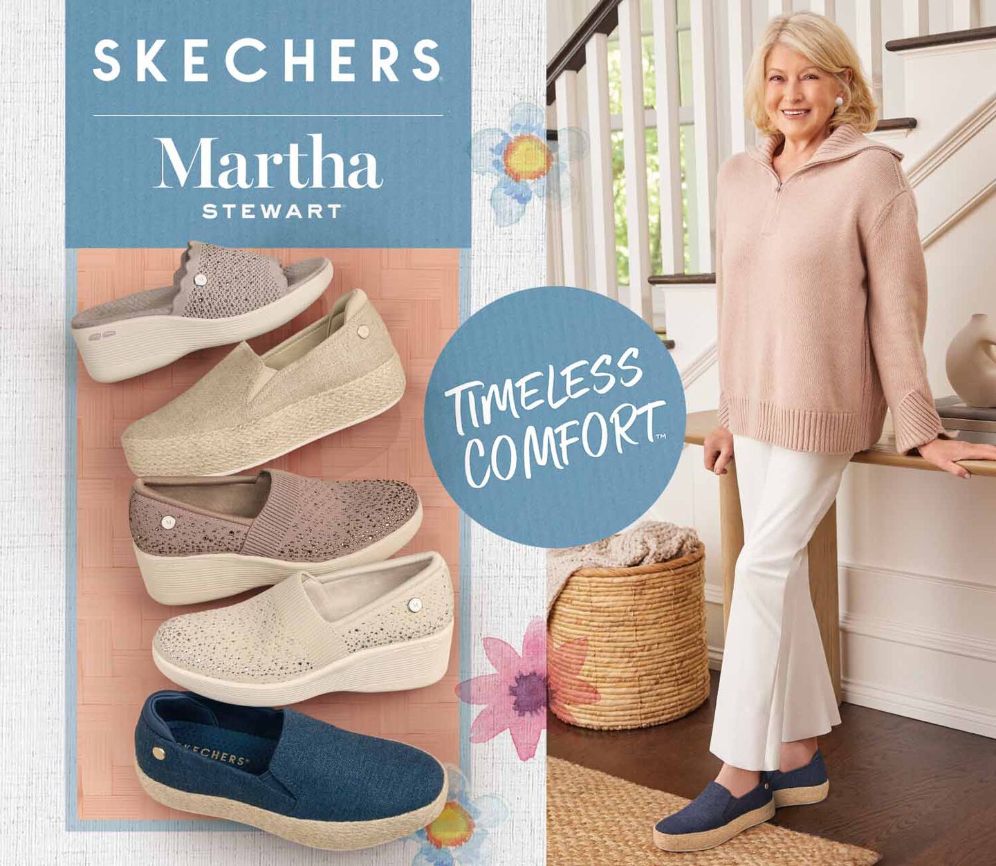 Skechers x Martha Stewart